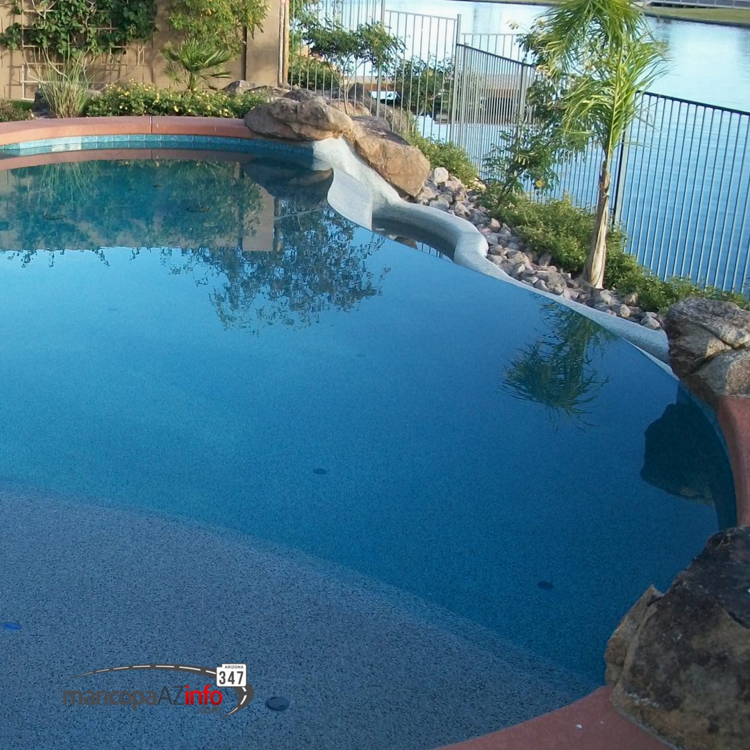 homes with pool and waterfront lot province maricopa, ray del real 