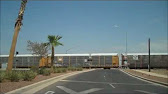 Santa Rosa Springs in Maricopa AZ Borders Railroad Tracks / Train