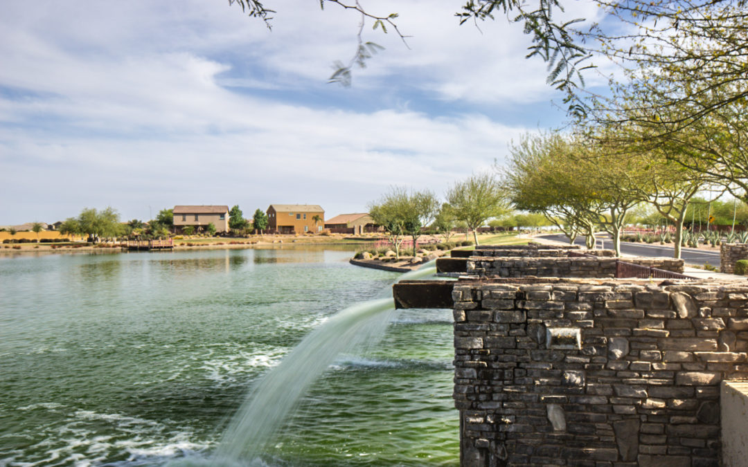Lake Views in the Community of Rancho Mirage in Maricopa Arizona