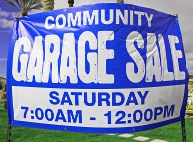 Community Garage Sale in Cobblestone Farms Maricopa Arizona
