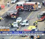 How Many People Died on the 347 HWY in 2016?