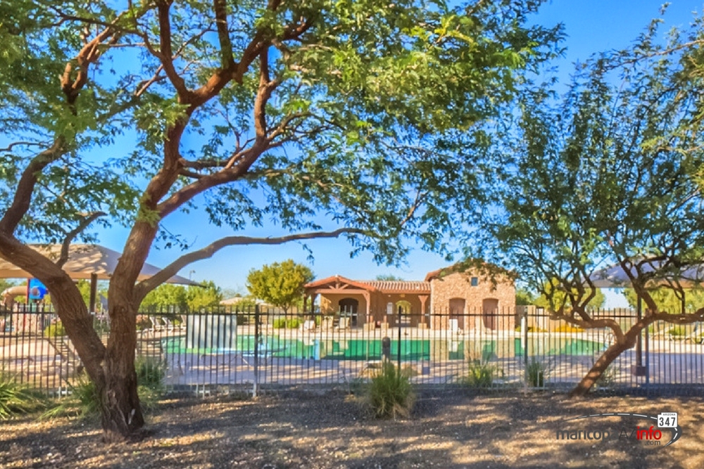 Community Pool in Glennwilde Groves – Maricopa Arizona Real Estate
