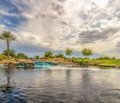 View of Lake Next to Province Guard Shack in Maricopa Arizona – Province Maricopa Real Estate