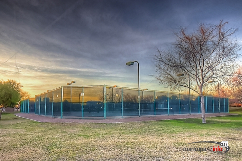 Maricopa Arizona - The Villages at Rancho El Dorado tennis courts
