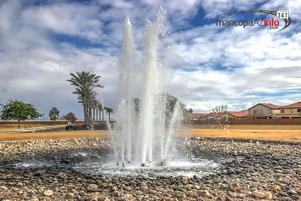 The Water Feature @ Tortosa in Maricopa Arizona