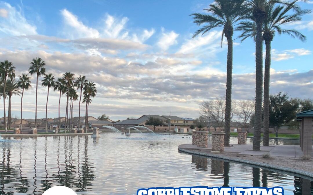 Video: Cobblestone Farms Water Feature in Maricopa Arizona